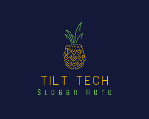 Sweet Pineapple Fruit  logo design