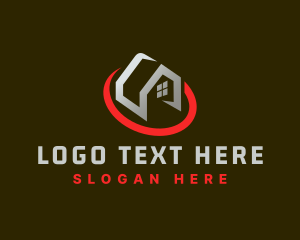 Residential - Real Estate Property Contractor logo design