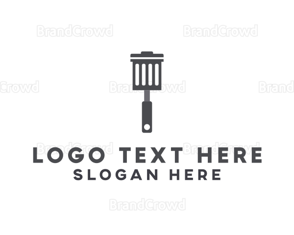 Spatula Trash Bin Logo