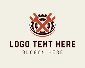 Mechanical - Wrench Gear Mechanic logo design