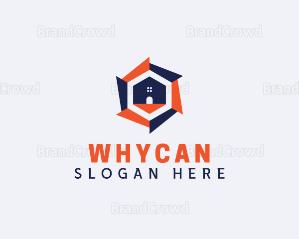 Hexagon Home Realtor Logo