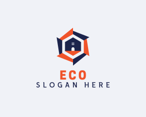 Hexagon Home Realtor Logo