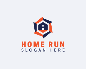 Hexagon Home Realtor logo design