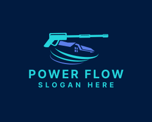 Power Wash Sanitation logo design