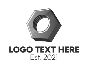 Steel - Metal Nut Hardware logo design
