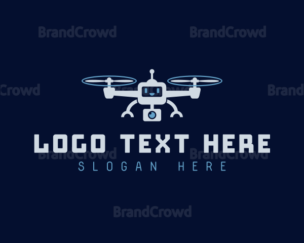 Robot Camera Drone Logo