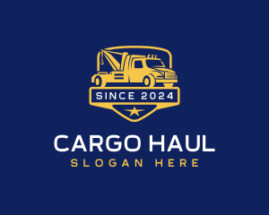 Trucking Cargo Logistics logo design