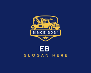 Freight - Trucking Cargo Logistics logo design