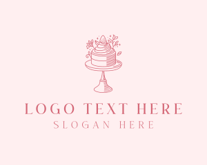 Caterer - Patisserie Dessert Cake logo design