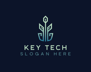 Eco Plant Tech Startup logo design