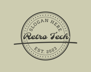 Retro Business Company logo design