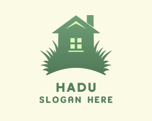 Plant - Grass Yard House logo design