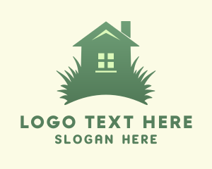 Shack - Grass Yard House logo design