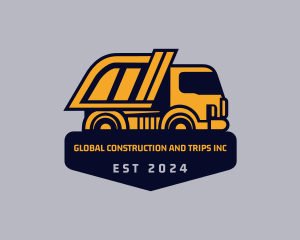 Dump Truck Vehicle Logo