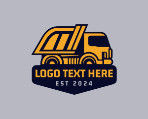 Dump Truck Vehicle Logo