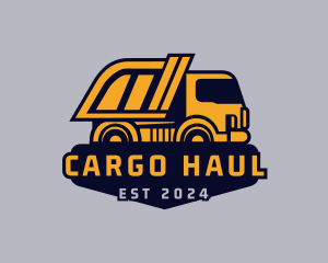 Dump Truck Vehicle logo design