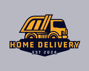 Dump Truck Vehicle logo design