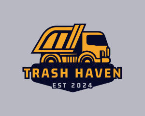 Dump Truck Vehicle logo design