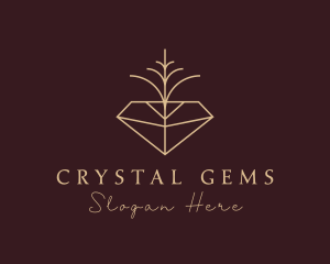 Elegant Gemstone Diamond   logo design