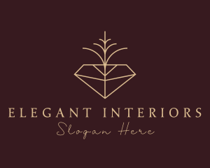 Elegant Gemstone Diamond   logo design