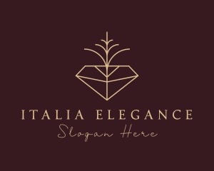 Elegant Gemstone Diamond   logo design