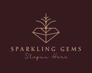 Elegant Gemstone Diamond   logo design