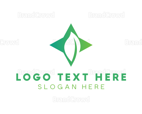 Star Leaf Plant Logo