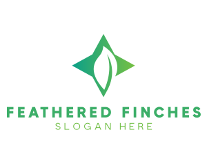 Star Leaf Plant logo design