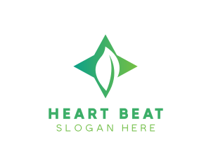 Star Leaf Plant logo design