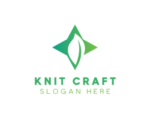 Star Leaf Plant logo design