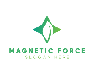 Star Leaf Plant logo design