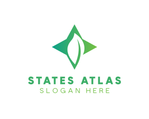 Star Leaf Plant logo design