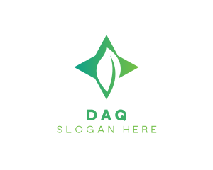 Organic - Star Leaf Plant logo design