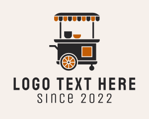 Food Cart Diner  logo design
