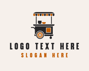 Delivery - Food Cart Diner logo design