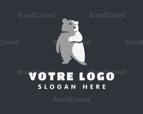 Standing Baby Bear Logo