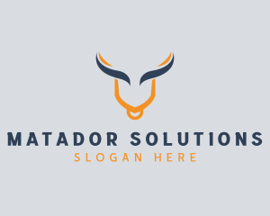 Matador - Matador Bull Horns logo design