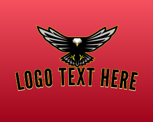 Fly - Flying Eagle Gaming Mascot logo design