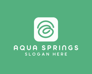 Digital Spring Lines logo design