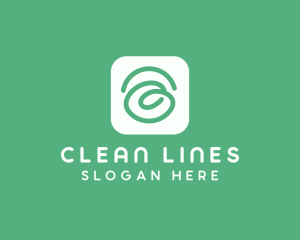 Digital Spring Lines logo design