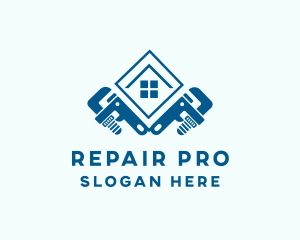 House Plumbing Repair logo design