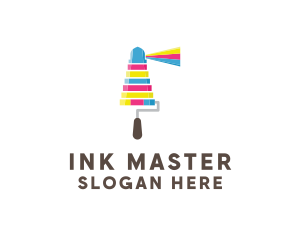 Ink Lighthouse Paint logo design