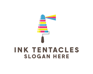 Ink Lighthouse Paint logo design