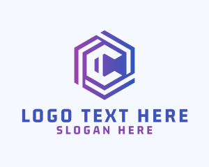 Business Hexagon Letter C logo design