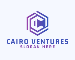 Business Hexagon Letter C logo design