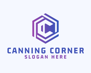 Business Hexagon Letter C logo design