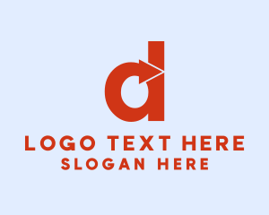 Freight - Logistics Company Letter D logo design