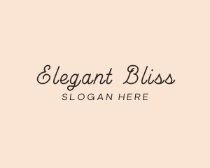 Elegant Script Beauty Logo