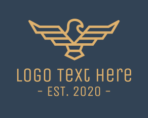 Eagle - Pilot Eagle Crest logo design