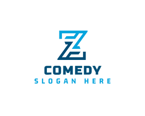 Video Game - Modern Technology Letter Z logo design